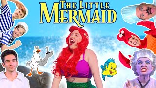 FAMILY SINGS THE LITTLE MERMAID MEDLEY 🧜🏻‍♀️✨Cover by SharpeFamilySingers [upl. by Suilienroc]