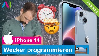 iPhone 14  Wecker stellen  Wecker programmieren •  • 📱1️⃣4️⃣ • ⏰ • 🛌 • Anleitung  Tutorial [upl. by Seiter]