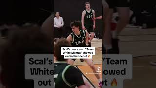 Scals new squad quotTeam White Mambaquot showed out in their debut🔥 basketball shortsvideo aau [upl. by Trygve]