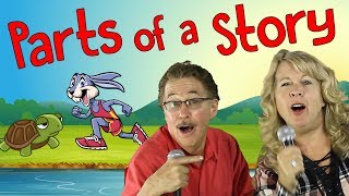 Parts of a Story  Language Arts Song for Kids  English for Kids  Jack Hartmann [upl. by Idissak176]