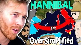 Oversimplified Explained By Drew Durnil Punic Wars  Hannibal Reaction [upl. by Oflodur832]