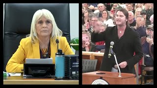 Scott Pressler RIPS Democrat Commissioner in Bucks County [upl. by Enytsirk496]