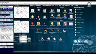 Astrology Software  Kundli Chakra Profession 2022 part 1  astrology software [upl. by Annabelle]