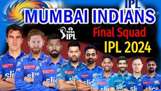 IPL 2024  Mumbai Indians Team New Squad  Mumbai Team Players List 2024  MI Team Squad 2024 [upl. by Ainessej108]