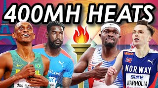 Mens 400m Hurdles Heats Recap  Paris Olympics Athletics [upl. by Ingaborg]