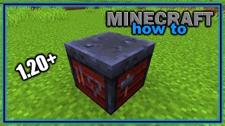 How to Craft and Use a Smithing Table in Minecraft 120  Easy Minecraft Tutorial [upl. by Anniram]