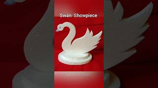 Thermocol Swan 🦢 Showpiece Craft  How To Make Swan For Thermocol swan diy craft short ytshort [upl. by Thain]