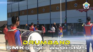 DRUMBAND SMKS ST ALOISIUS RUTENG  HUT RI 79 [upl. by Wes249]