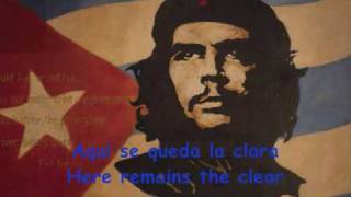 Hasta siempre Che Guevara Song  subtitles English Spanish [upl. by Skricki928]