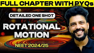 One Shot  Rotational Motion  NEET Physics  NEET 2024  NEET 2025  Prateek Jain Sir [upl. by Nahsaj]