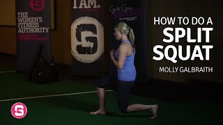 Split Squat  How To Do A Split Squat [upl. by Eelhsa]