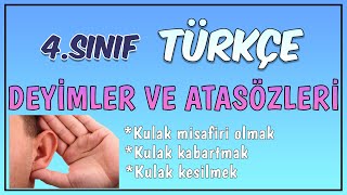 Deyimler ve Atasözleri  4 Sınıf Türkçe [upl. by Millan302]