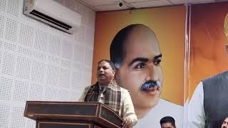 Sh Sat Sharma CA addressed a Seminar on Unconstitutional Resolution at party Headquarters Jammu [upl. by Eryt]