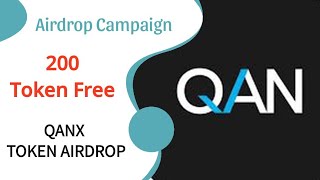 QNAX Token Airdrop। 200 QNAX Token Free। Free Crypto Airdrop [upl. by Jakie]