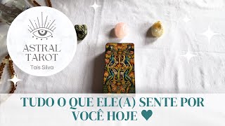 TUDO O QUE ELEA SENTE POR VOCÊ HOJE ✨ TAROT DE HOJE [upl. by Lienahs]