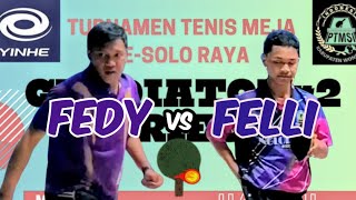 FEDY SSC vs FELLI Nglorog 🏓🏓 32 Besar Gladiator 2 Series V 2024 [upl. by Atnauqal]