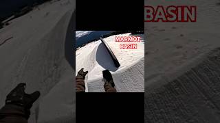 2 trick line in the Marmot Basin lower terrain park snowboarding snowboard fyp jasper [upl. by Harlow]