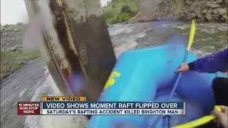 Video shows moment raft flips over in Clear Creek [upl. by Byrne331]