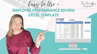 Employee Performance Review Template Excel [upl. by Potts964]