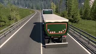 ETS 2 EP 57 MilanoZurigo Iveco sway con Vasca trasporto scarti di metallo strade di Montagna [upl. by Candyce]