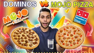 Dominos Vs Mojo Pizza  Who Has Got Better Pizza   Dominos India  Mojo Pizza  NomBom [upl. by Auroora]