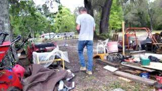 Briggs N stratton 55008500 watt generator cold start and demonstration [upl. by Gnemgnok80]