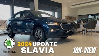 2024 Skoda Slavia Style 10L MT ReviewNew features amp PriceVariant [upl. by Alvarez]