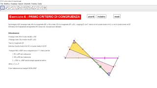 Esercizio n6  PRIMO CRITERIO DI CONGRUENZA [upl. by Sall958]