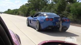 1500hp Corvette running on the street [upl. by Friedman]