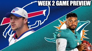 Bills vs Dolphins Week 2 NFL Matchup [upl. by Rahel334]