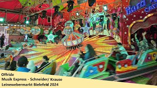 Musik Express  Schneider Krause Offride Video Leinewebermarkt Kirmes Bielefeld 2024 [upl. by Marabel]