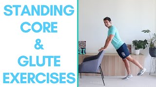 Standing Glute and Core Exercises For Seniors  More Life Health [upl. by Adnuhsat]