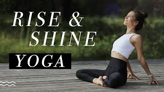 Yoga für den Morgen  sanft belebend und aktivierend  18 Min Rise amp Shine auch für Anfänger [upl. by Gujral]