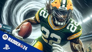 PLAYSTATION 4 MADDEN 24 Green Bay Packers vs Vikings [upl. by Ahgiela]