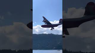 Martin Mars Bomber last flight Port Alberni [upl. by Cornell]