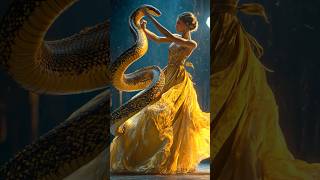 A Woman Fuses with A Snake on AGT americagottalent agt magic talent shorts [upl. by Matthew]