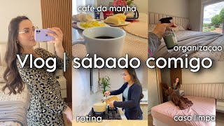 ROTINA DE SÁBADO DAY OFF arrumemse comigo chá de fraldas cuidados vlog [upl. by Ahsimin492]