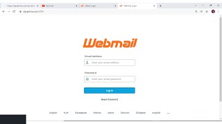 how to create webmail account tutorial step by step [upl. by Aileduab]