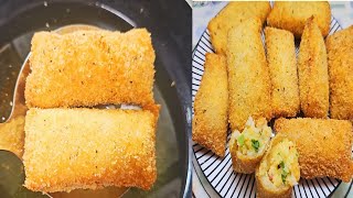 2 Minutes Bread Snacks  Tasty and Easy Snacks Recipes  Evening Snacks  New Recipe  aloo Bread [upl. by Maon628]