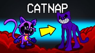 CATNAP Took Over Among Us Poppy Playtime Mod [upl. by Cibis735]