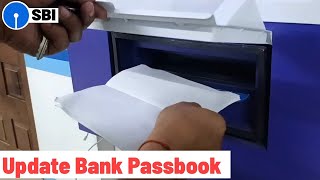 How to update sbi passbook in machine  state bank passbook update machine  2023 [upl. by Nehgam]