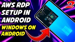 Setup Windows Amazon Web Services RDP in Android  CodeGrills [upl. by Kendry]