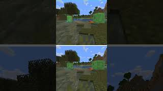 Minecraft Spot The Difference Slime minecraft shortsvideo [upl. by Robers]