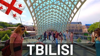 Tbilisi Georgia Walking Tour 2022 4K Walk Travel Vlog 🇬🇪 თბილისი [upl. by Herwick]