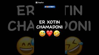 ER XOTIN CHAMADONI 😅❤️ shorts tiktok instagram youtubeshorts rek funny [upl. by Osmond]