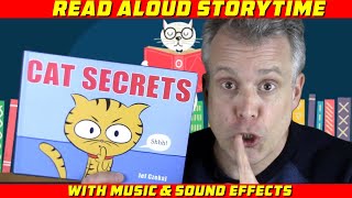 CAT SECRETS  Childrens books read aloud for preschool kindergarten [upl. by Christoffer97]