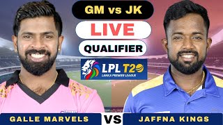 Live GM vs JK LPL 2024  Galle Marvels vs Jaffna Kings Live T20 Match Lanka Premier League 2024 [upl. by Elhsa]