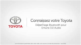 Connaissez votre Toyota – Dépannage Bluetooth pour Entune 30 Audio [upl. by Wylde]