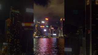 Mesmerising Night Ferry on Victoria HarbourHong Kong 🛳️🌠travel shortsviral ytshorts [upl. by Mloc]