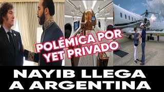 NAYIB LLEGA A ARGENTINA Y SE REUNE CON EL PRESIDENTE MILEI [upl. by Paske]